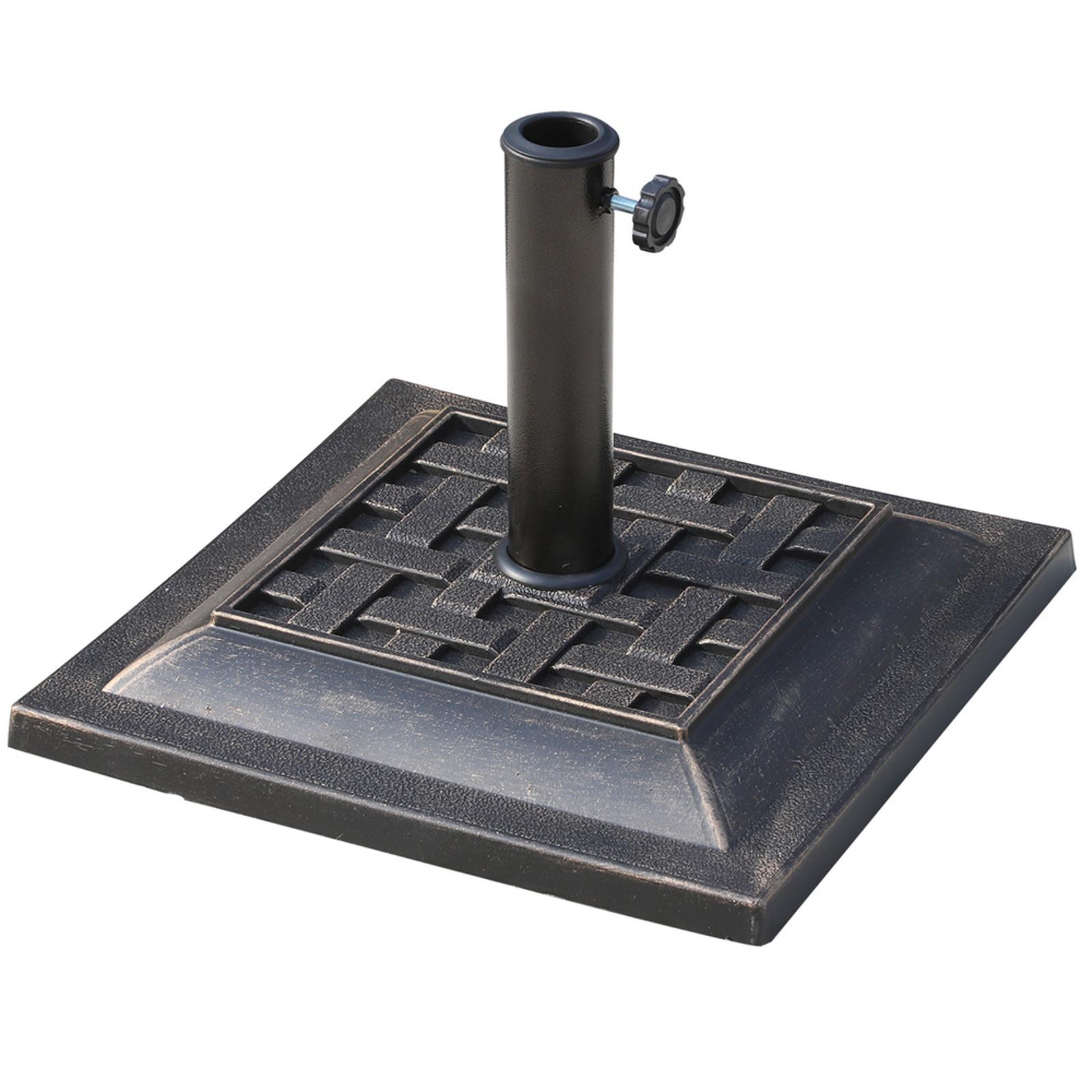 Outdoor Lighting Bronze - Decorative Pattern Bronze Patio Umbrella Stand