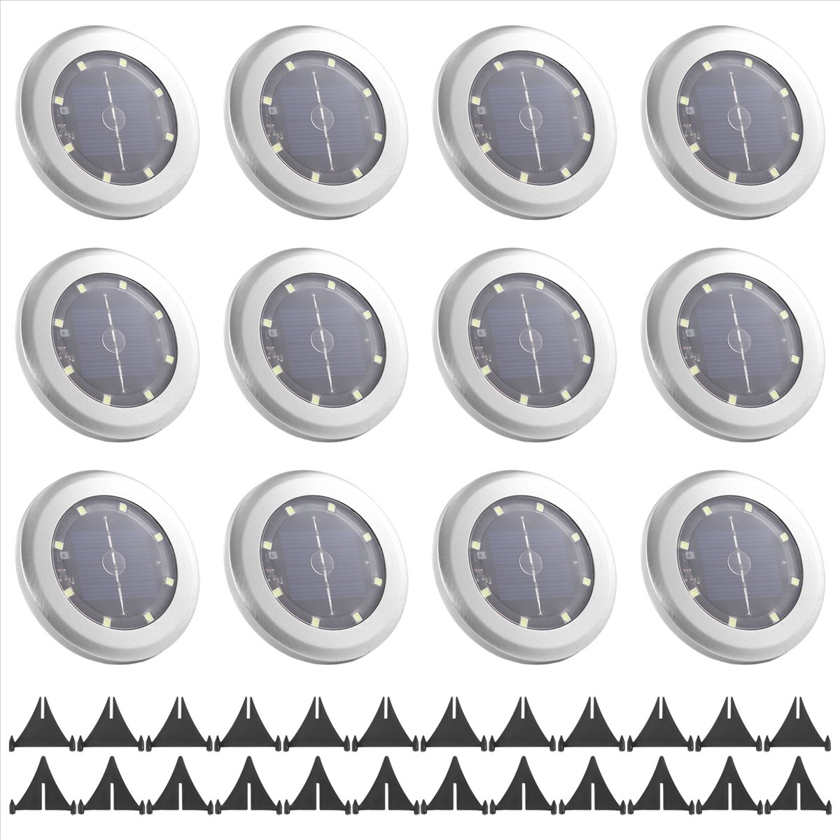 Outdoor Lighting Solar Panel - *A14E 12 Pack Solar Lights Outdoor