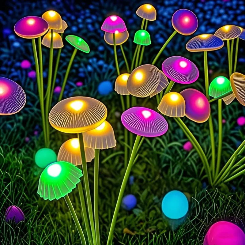 Outdoor Lighting Ground - Solar Garden Lights Dual Mode LED