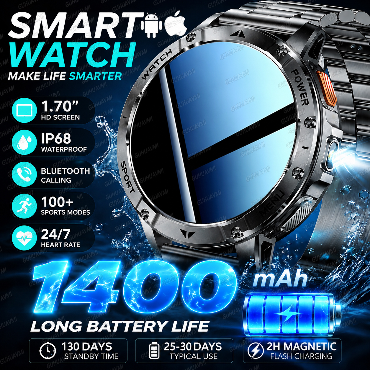 Outdoor Lighting Japanese - 2026 New Military 1400mAh Big Battery
