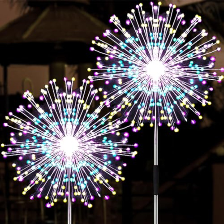 Outdoor Lighting For Patio - Solar Firework Lights, Lighting Modes Solar