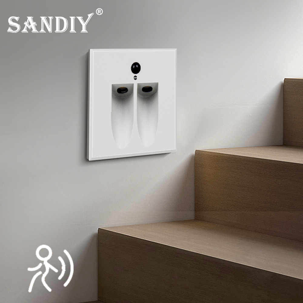 SANDIY Sensor Wall Lamp Waterp - Outdoor Lighting On Stairs avaliação e preço