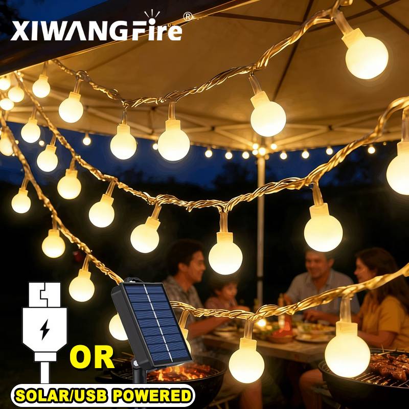 3-10M Solar/USB/Battery String - Outdoor Lighting Waterproof avaliação e preço