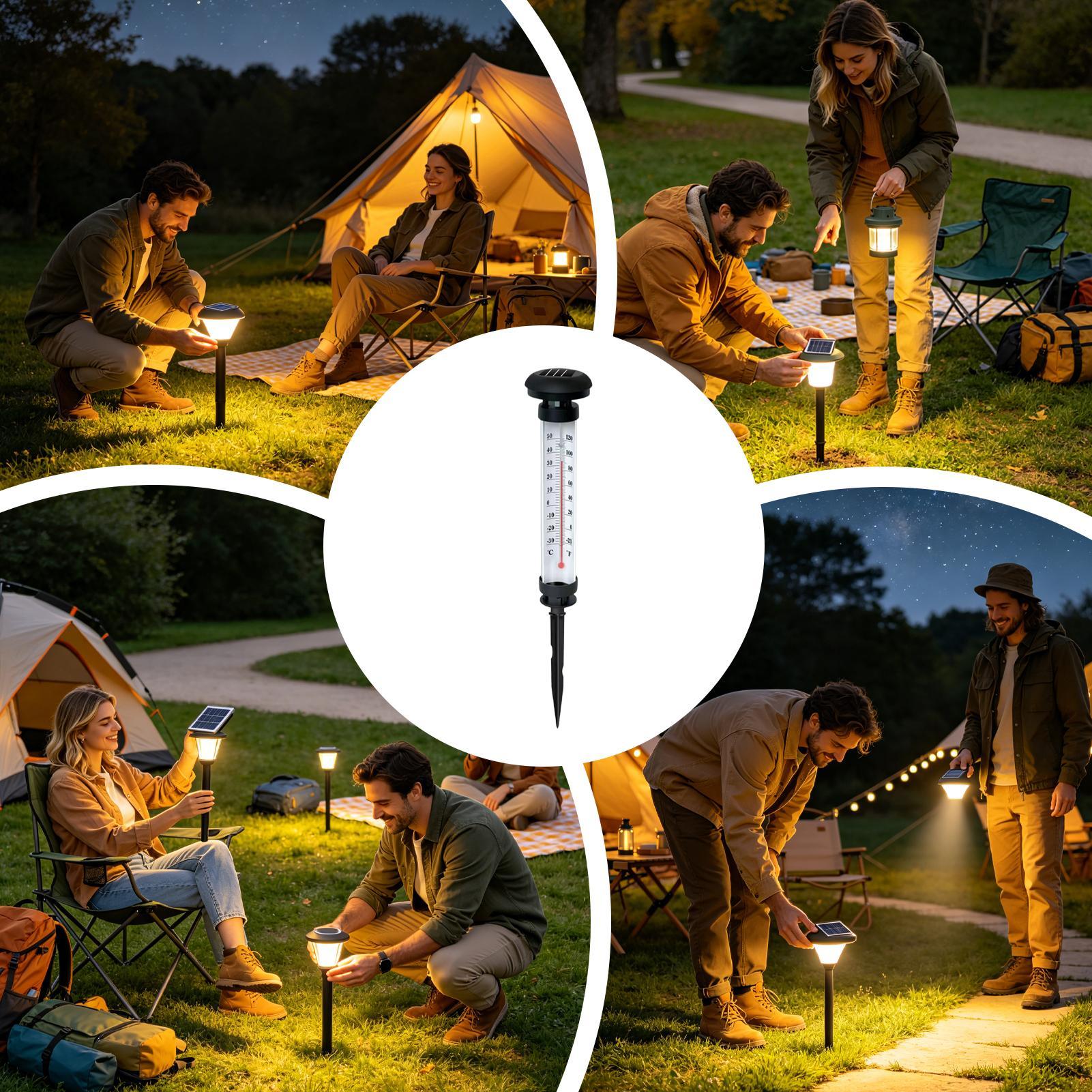 Solar Lights Pathways Automati - Outdoor Lighting Yard Stakes avaliação e preço
