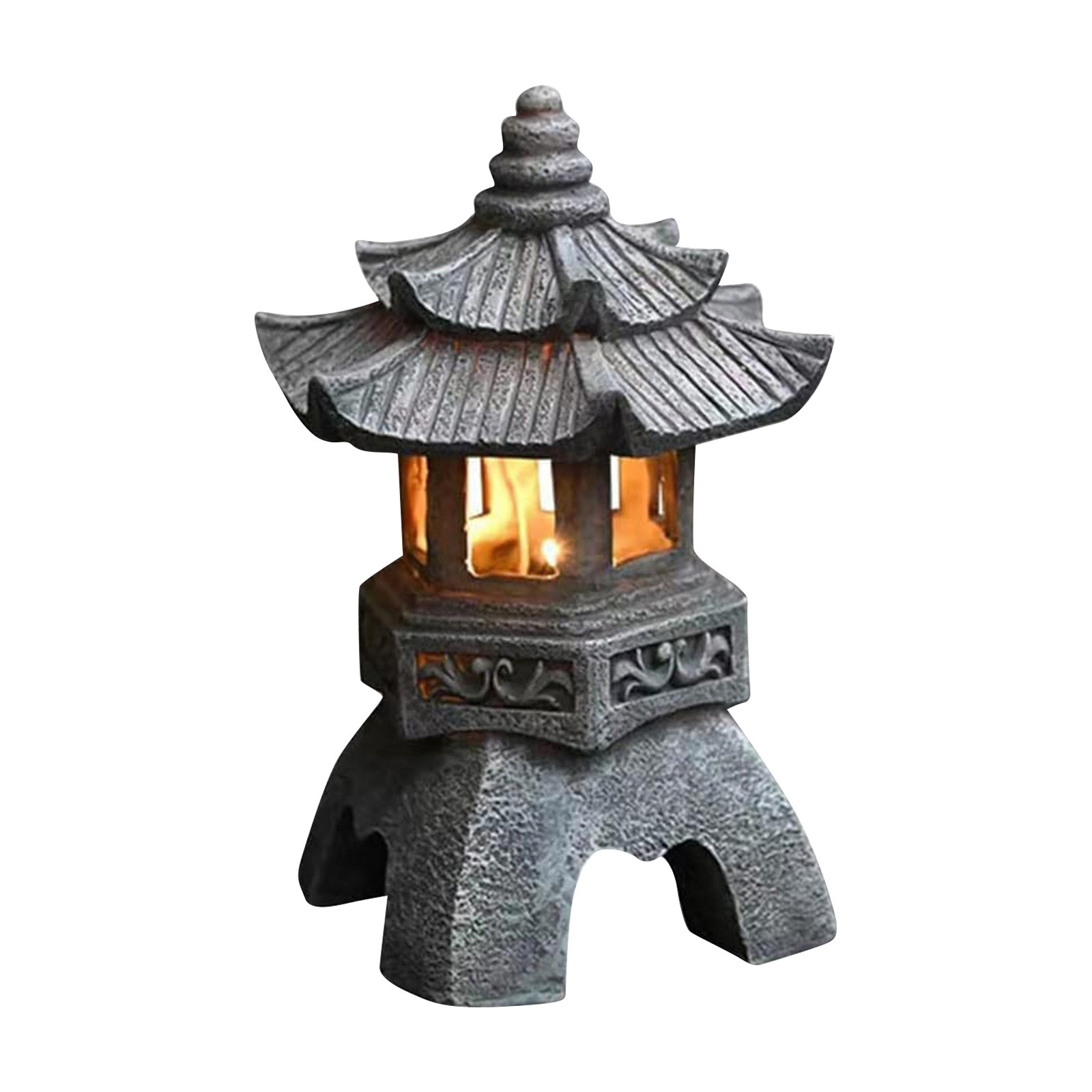 Pagoda Statues Outdoor Solar P - Outdoor Lighting Architectural avaliação e preço