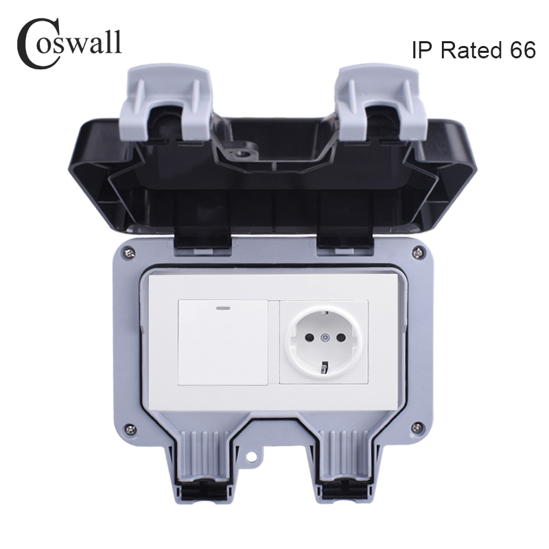 Coswall IP66 Weatherproof Wate - Outdoor Lighting Wall Mount avaliação e preço