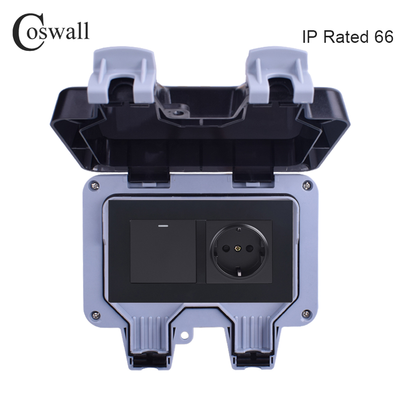 Coswall IP66 Weatherproof Wate - Outdoor Lighting Wall Mount avaliação e preço