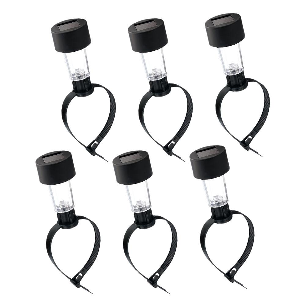 1/6PCS Solar LED Pool Light Fr - Outdoor Lighting On Fence avaliação e preço