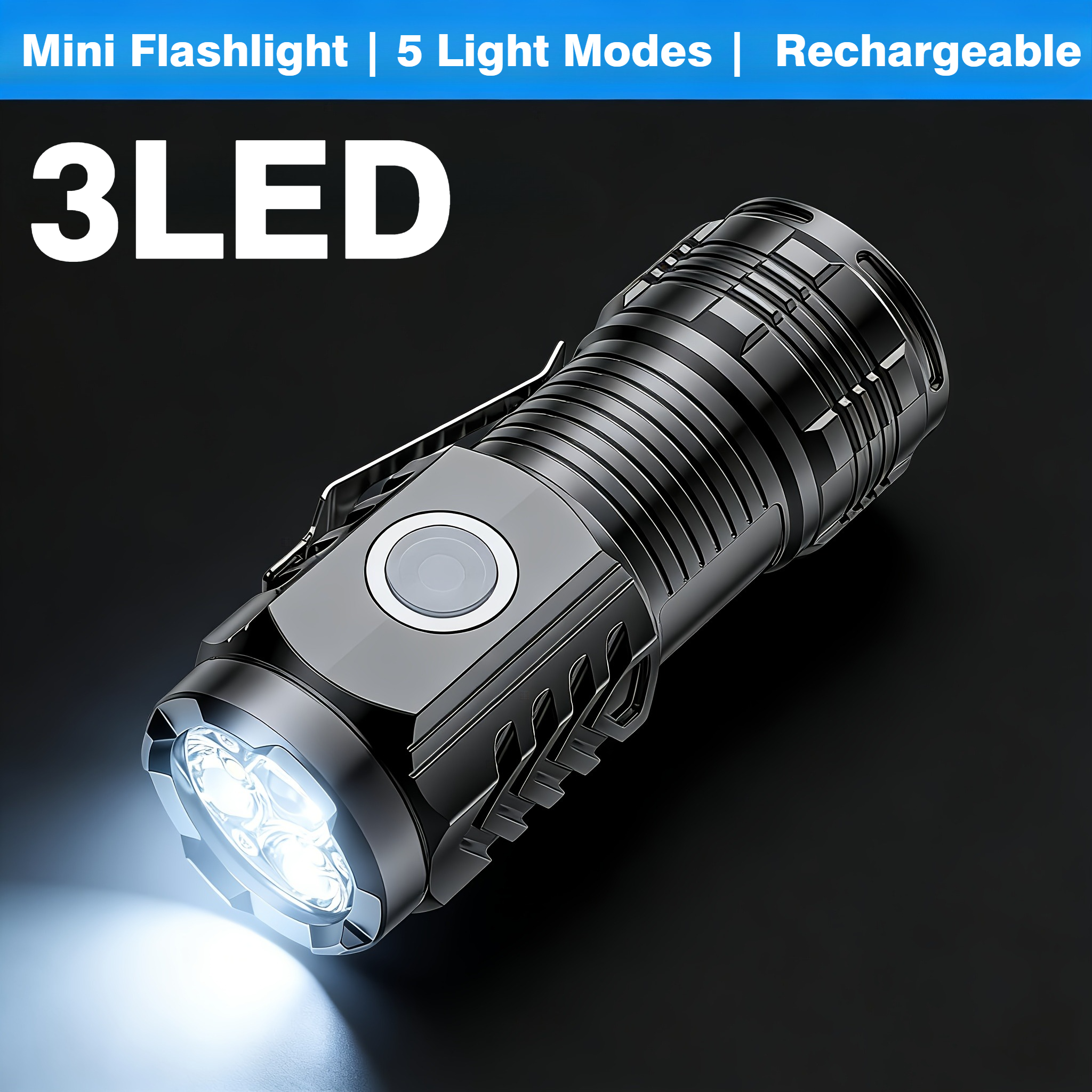 Portable Mini 3 LED Handheld F - Outdoor Lighting Diy avaliação e preço