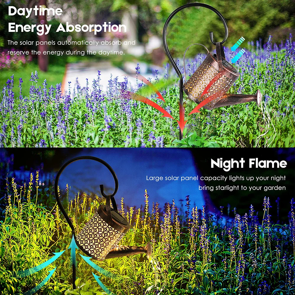 LED Solar Lights Outdoor Water - Outdoor Lighting Bronze avaliação e preço