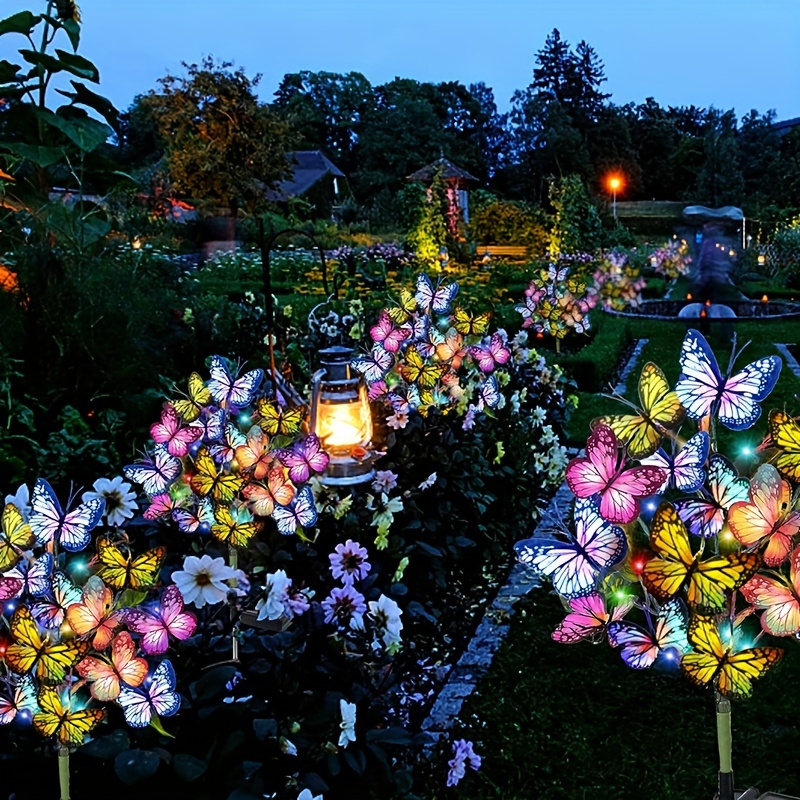 Solar LED Butterfly Garden Lig - Outdoor Lighting Solar Panel avaliação e preço