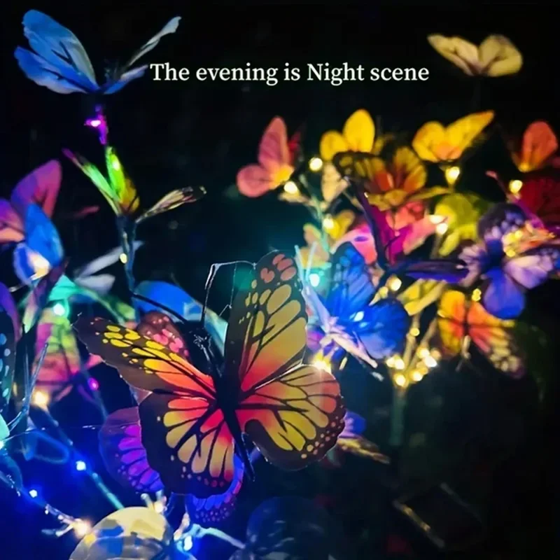 Solar LED Butterfly Garden Lig - Outdoor Lighting Solar Panel avaliação e preço
