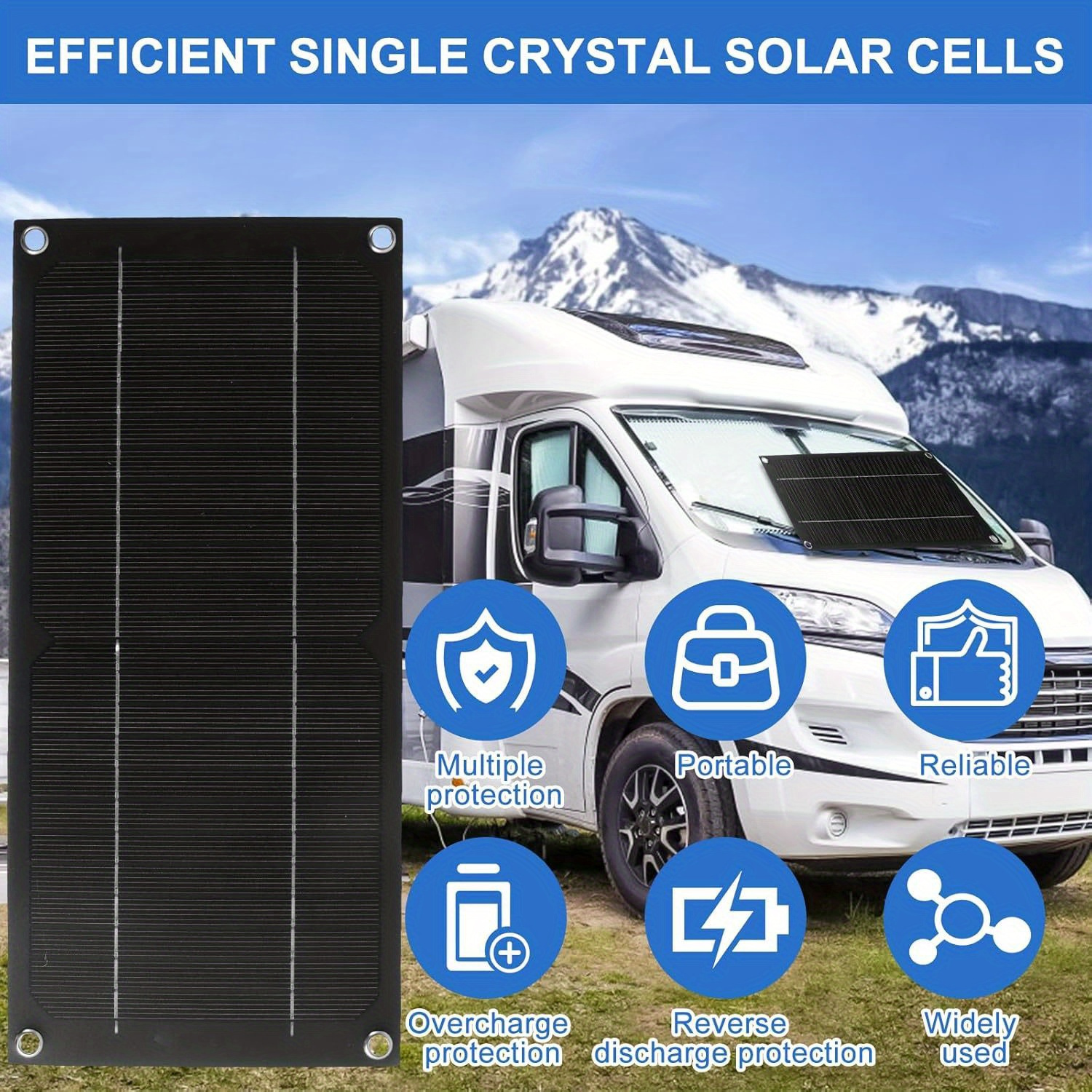 600W Monocrystalline Solar Pan - Outdoor Lighting Solar Panel avaliação e preço