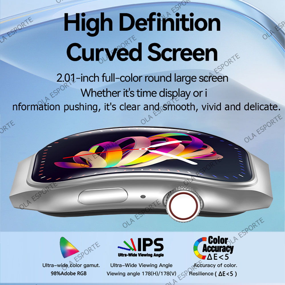 New Smart Watch 3D Curved Scre - Outdoor Lighting Smart Controller avaliação e preço