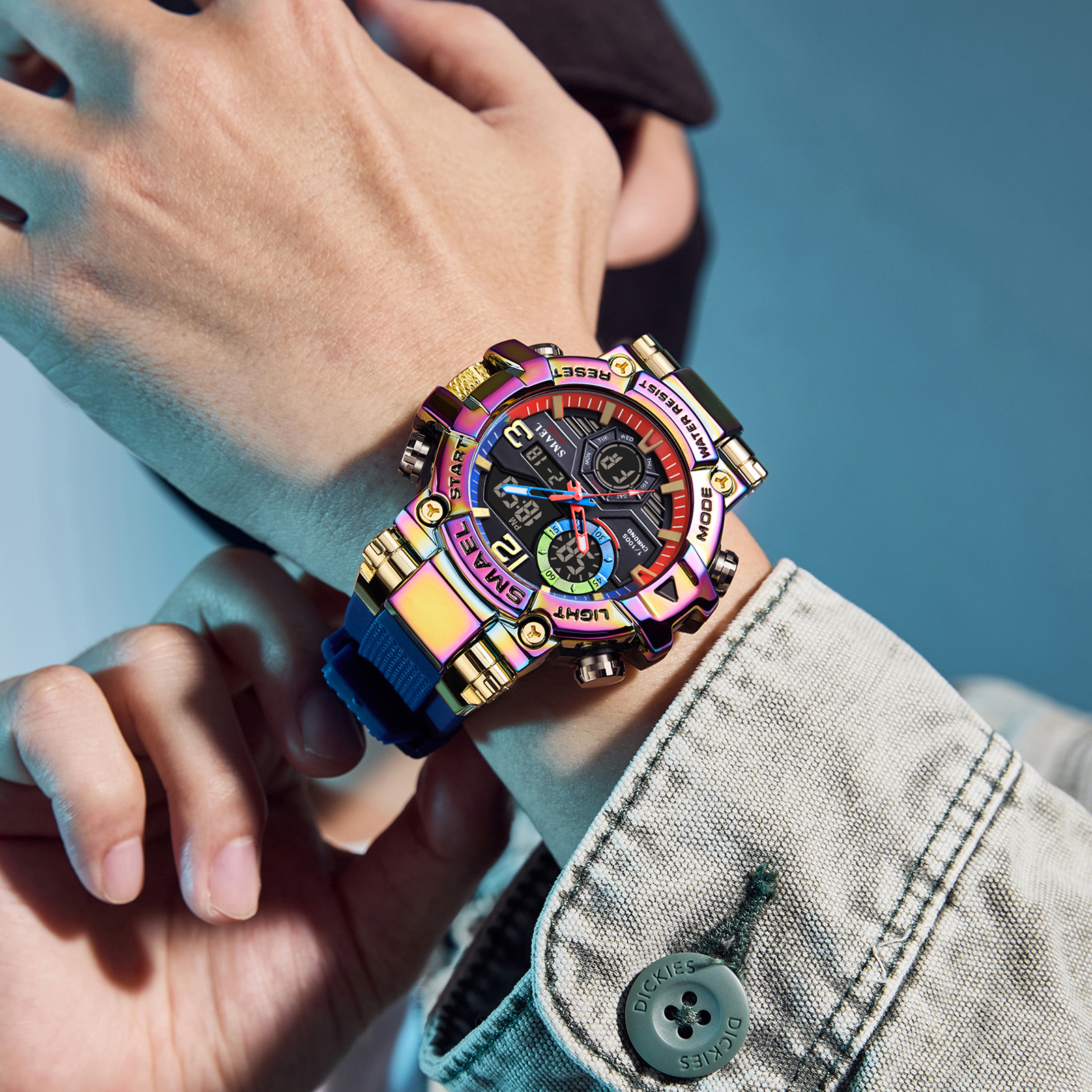 SMAEL Outdoor Men Watch Bronze - Outdoor Lighting Bronze avaliação e preço