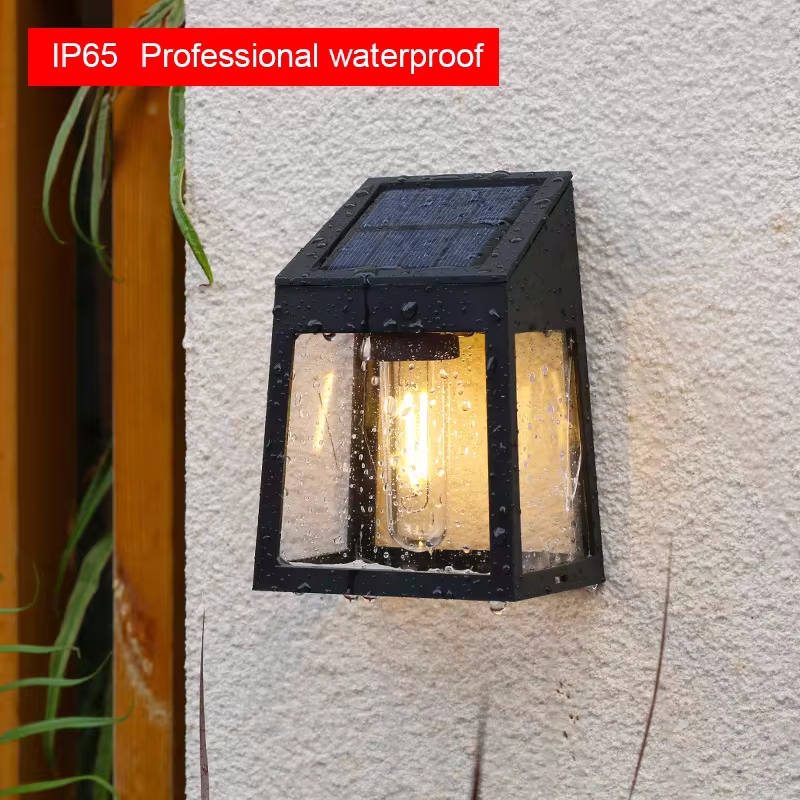 Solar Wall Light Outdoor Water - Outdoor Lighting On Fence avaliação e preço