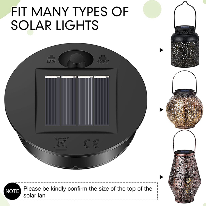 6 Pcs Solar Lights Replacement - Outdoor Lighting Solar Panel avaliação e preço