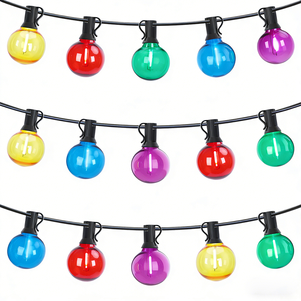26M Festoon G40 LED Globe Mult - Outdoor Lighting On Fence avaliação e preço