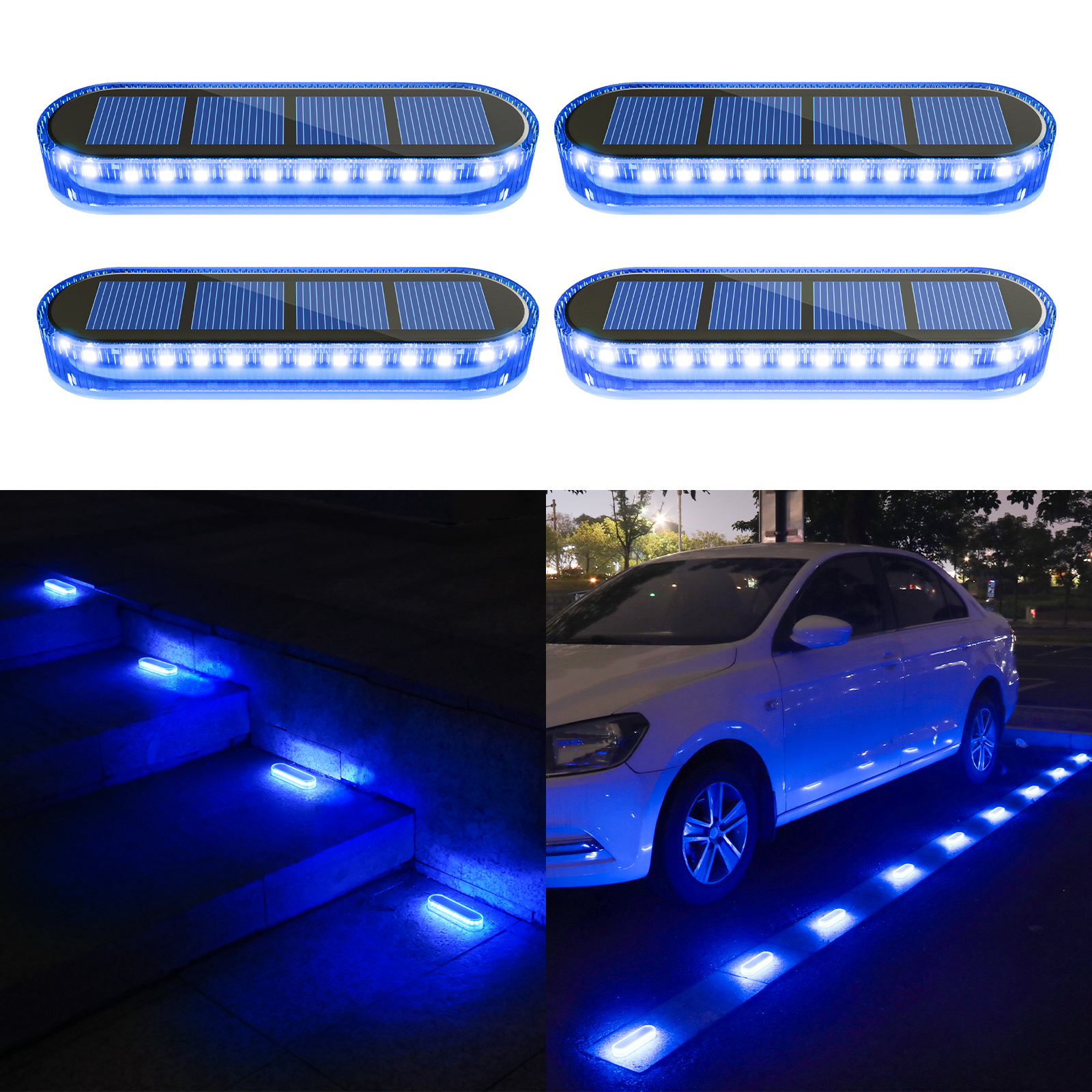 5 Years Lifespan 4 Pack Solar  - Outdoor Lighting On Stairs avaliação e preço