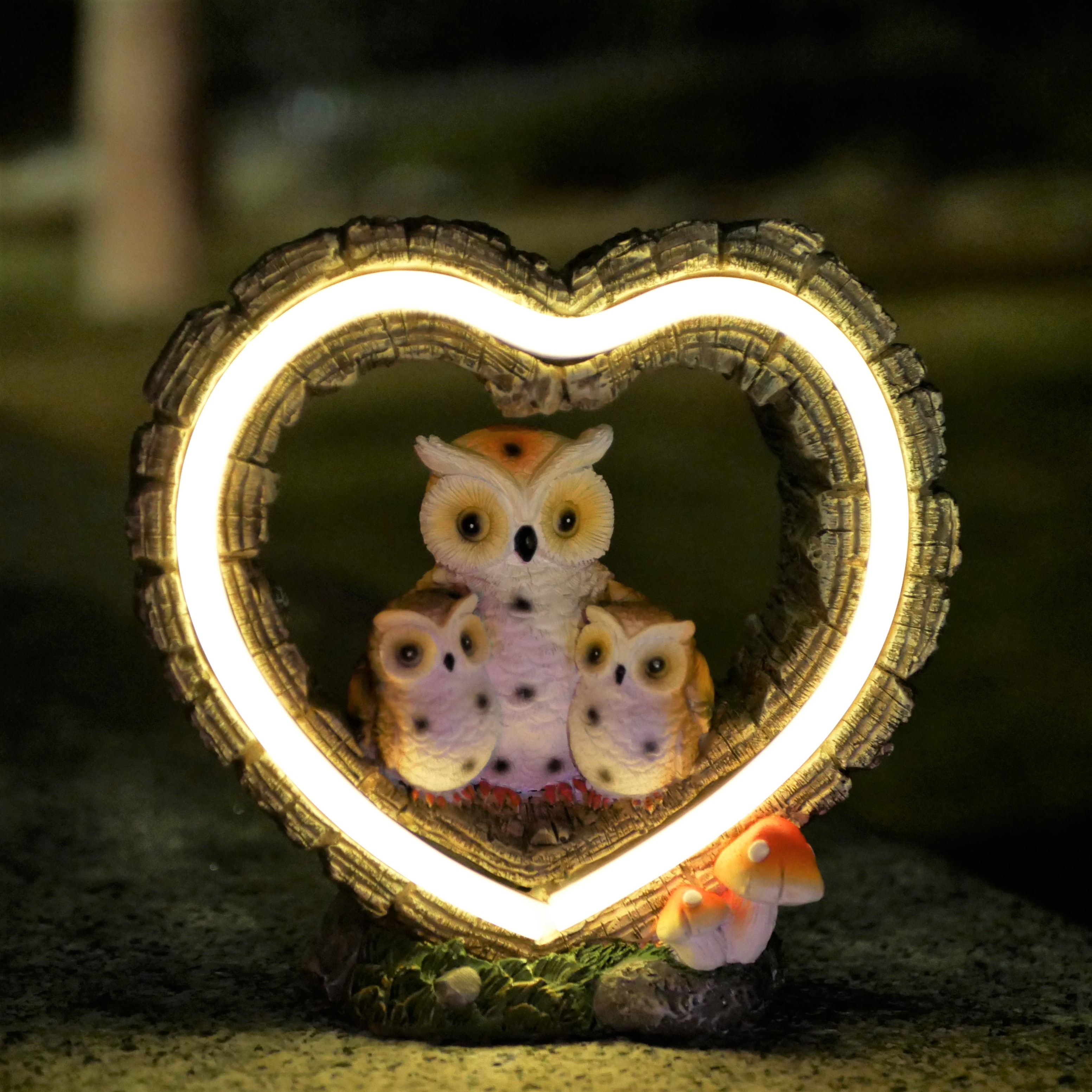 1Pc Solar-Powered Light, Heart - Outdoor Lighting For Patio avaliação e preço