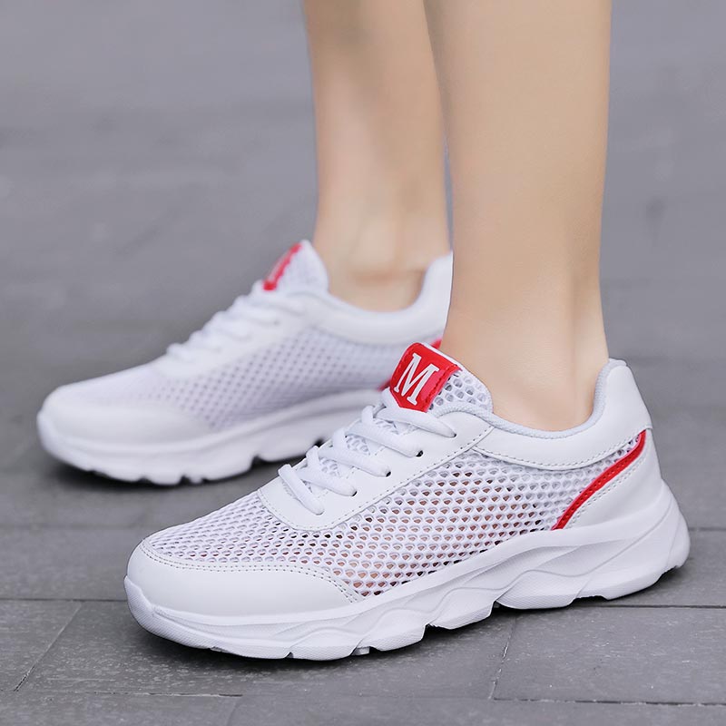 Summer Breathable Sneakers Wom - Outdoor Lighting Ideas For Front Of House avaliação e preço