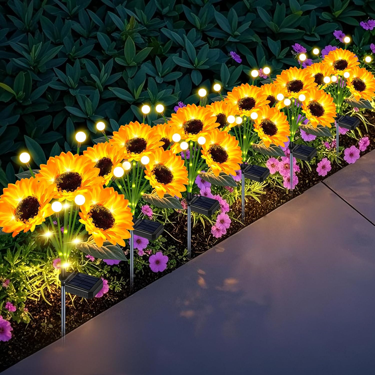 Solar Sunflower Lights with Lu - Outdoor Lighting Ground avaliação e preço