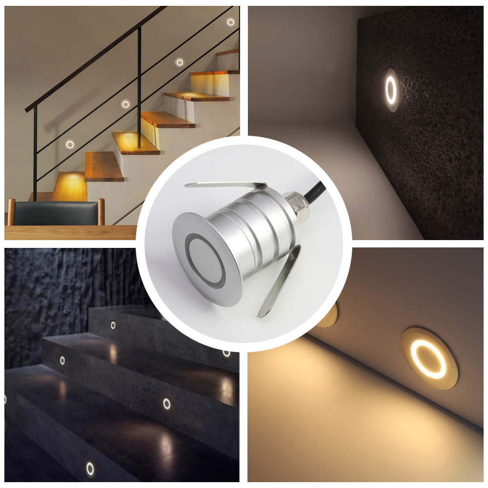 1W Round Wall Lamp Led Indoor  - Outdoor Lighting On Stairs avaliação e preço