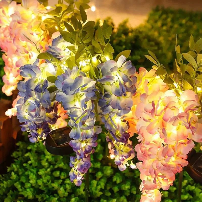 1PC Solar LED Wisteria Light,  - Outdoor Lighting Yard Stakes avaliação e preço
