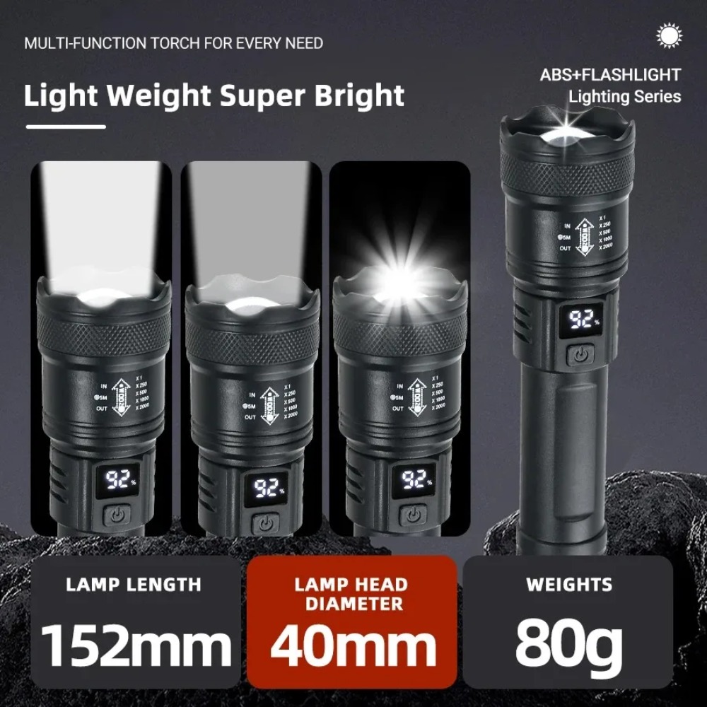 Rechargeable LED Flashlight Zo - Outdoor Lighting Diy avaliação e preço