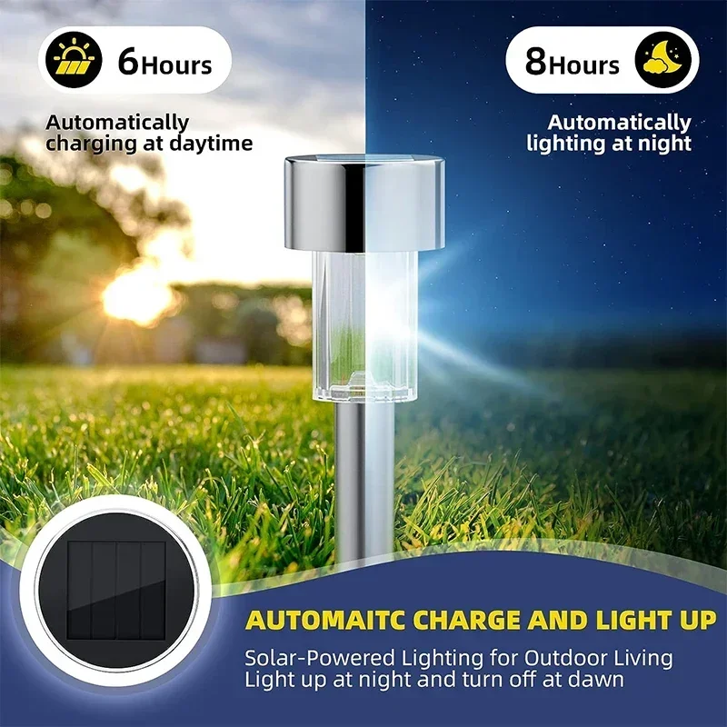 Solar Outdoor Lights Garden La - Outdoor Lighting On Fence avaliação e preço