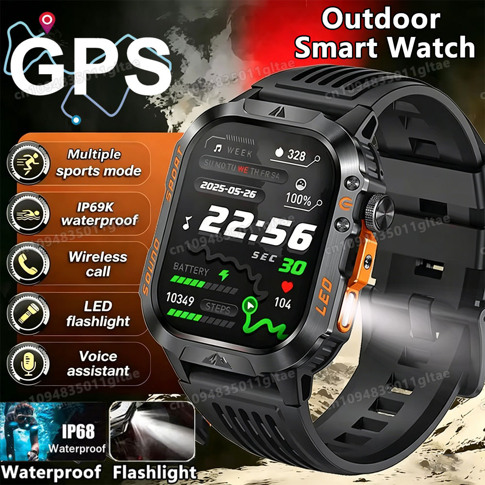 2026 New Military Smart Watch  - Outdoor Lighting Smart Controller avaliação e preço