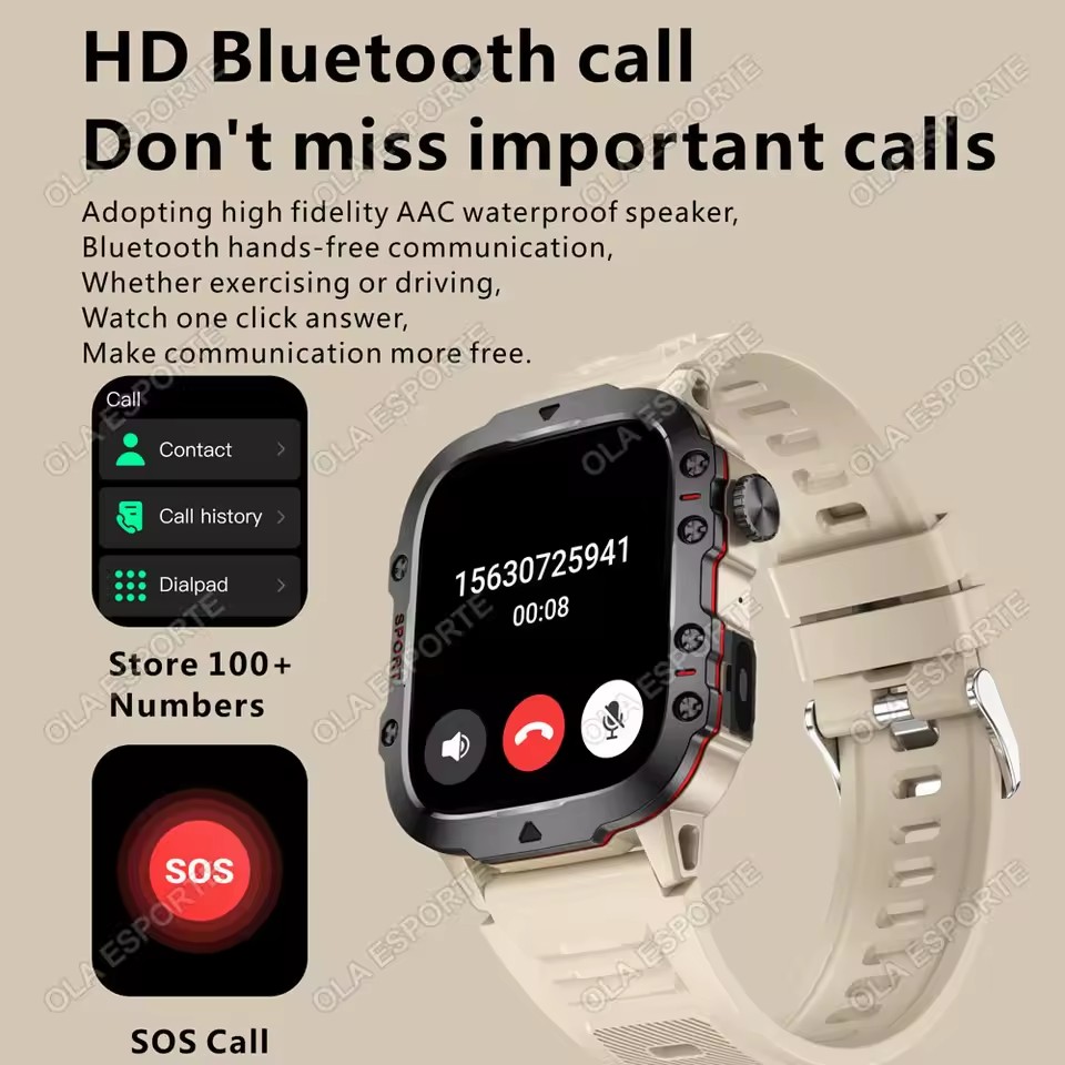 2026 New Military Smart Watch  - Outdoor Lighting Smart Controller avaliação e preço