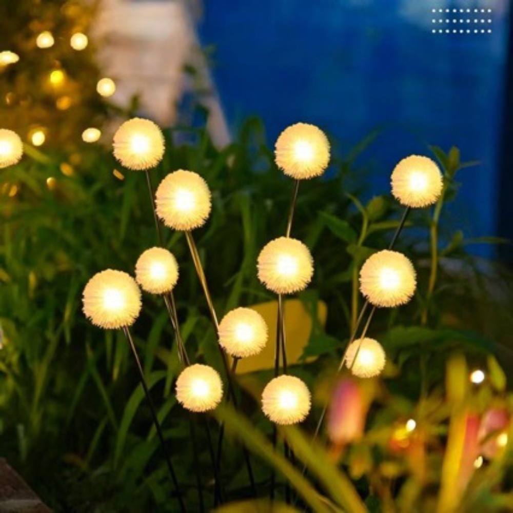 6LED Solar Dandelion Stake Lig - Outdoor Lighting Yard Stakes avaliação e preço