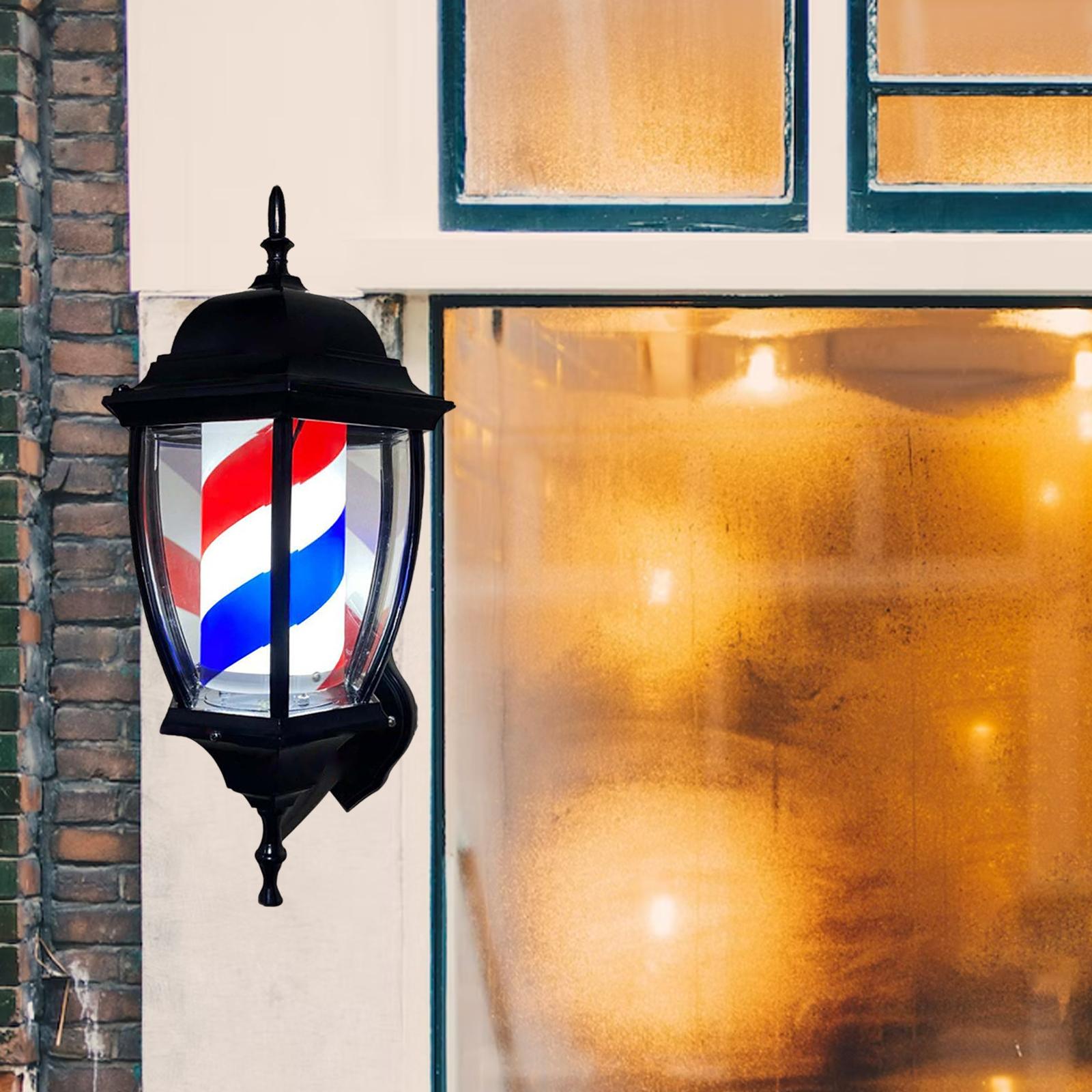Barber Pole Light Rotating Lig - Outdoor Lighting Wall Mount avaliação e preço