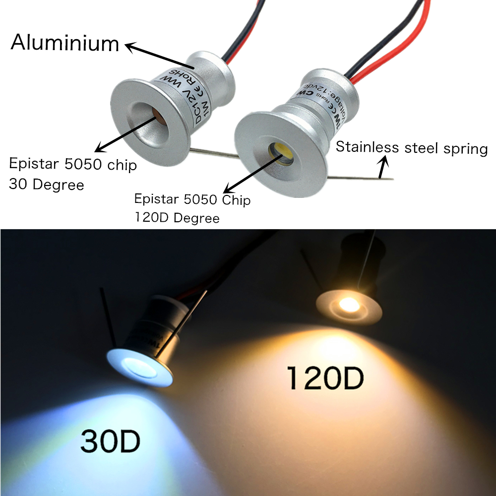 IP65 Waterproof 1W Mini LED Do - Outdoor Lighting On Stairs avaliação e preço
