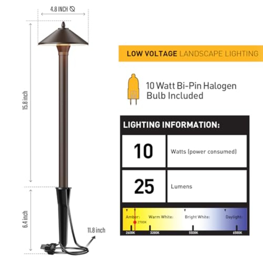 Malibu Low Voltage Pathway Lig - Outdoor Lighting Bronze avaliação e preço