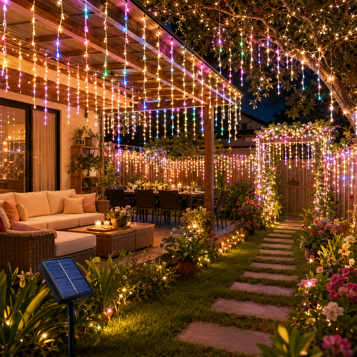 4M 8M Solar Icicle String Ligh - Outdoor Lighting Ikea avaliação e preço