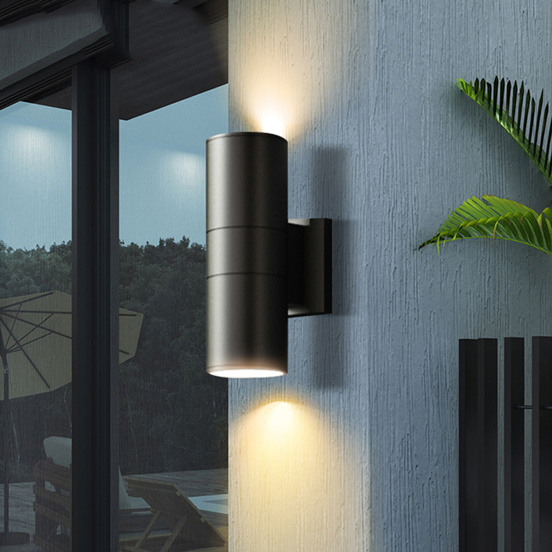 black gray up down outdoor wal - Outdoor Lighting Bronze avaliação e preço