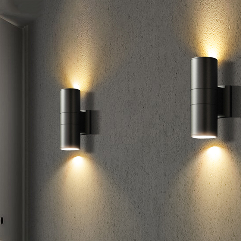 black gray up down outdoor wal - Outdoor Lighting Bronze avaliação e preço