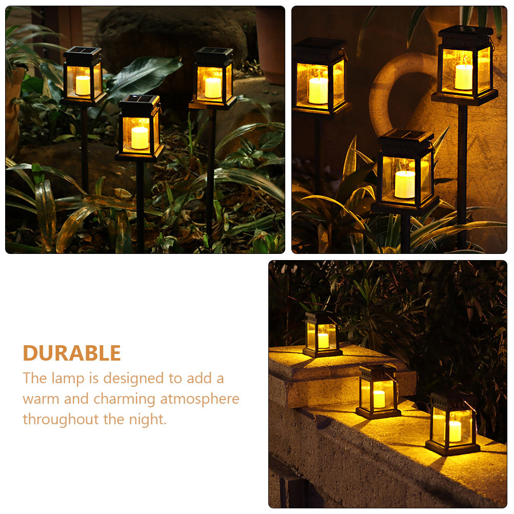 Solar Garden Stake Lamp Plasti - Outdoor Lighting Ground avaliação e preço