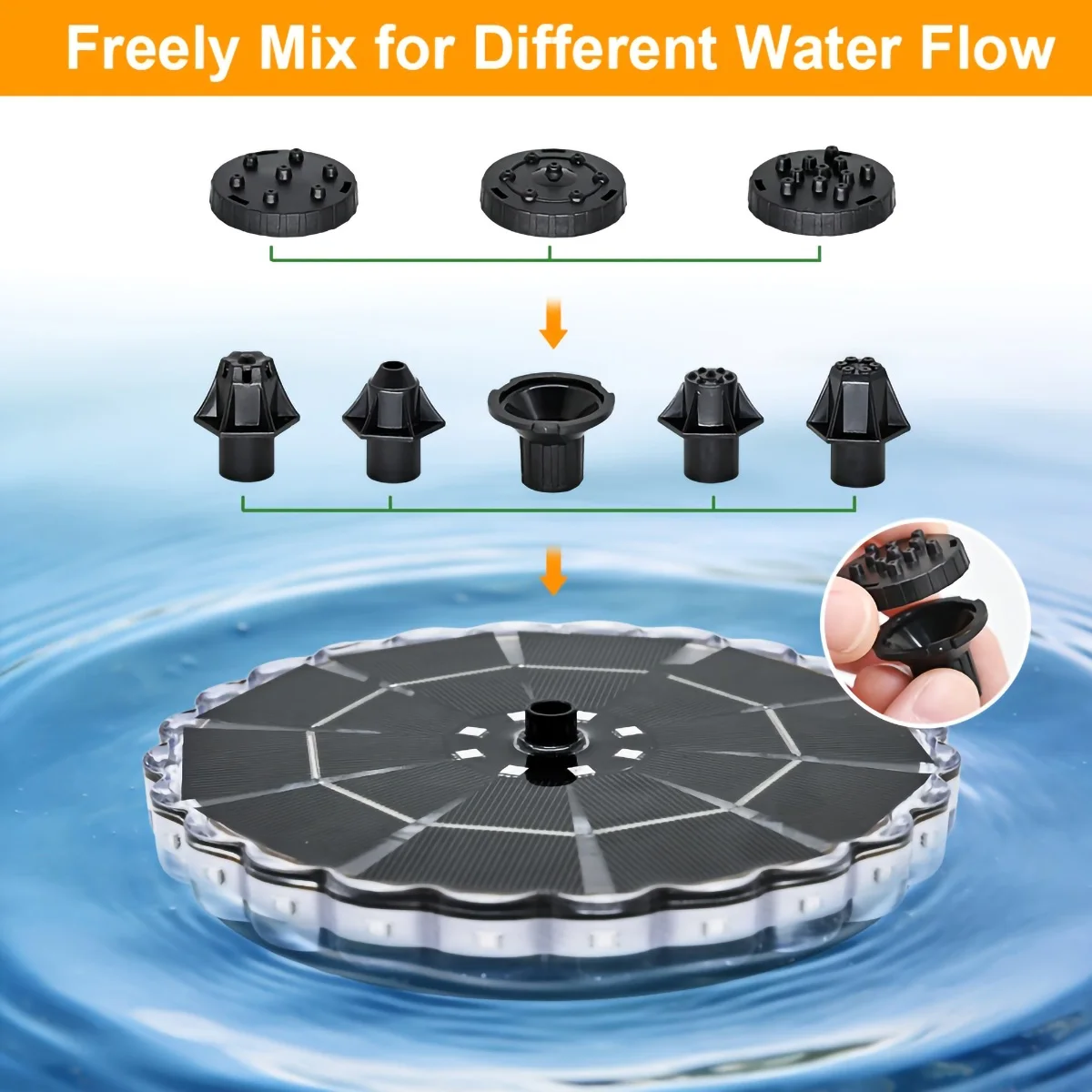 3.5W Outdoor Solar Fountain fo - Outdoor Lighting Ground avaliação e preço