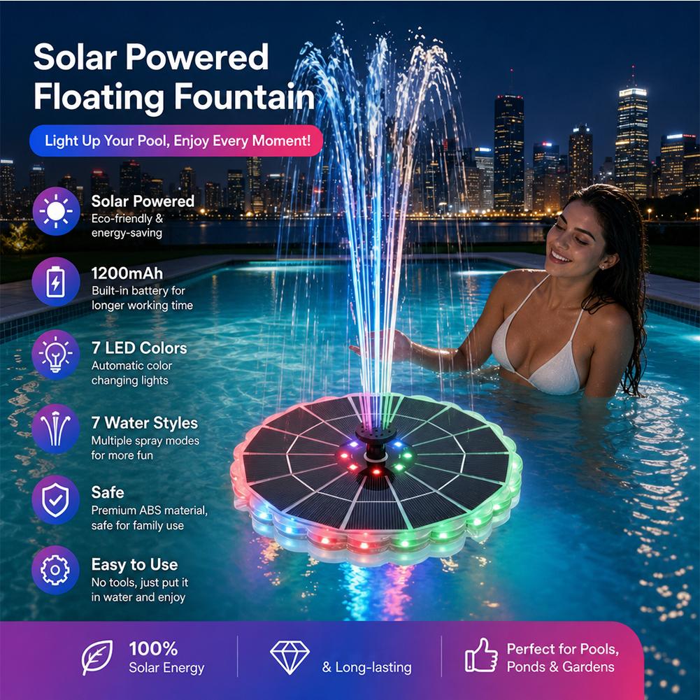3.5W Outdoor Solar Fountain Pu - Outdoor Lighting Ground avaliação e preço