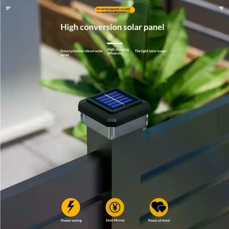 1Pcs IP65 Waterproof Solar Fen - Outdoor Lighting On Fence avaliação e preço