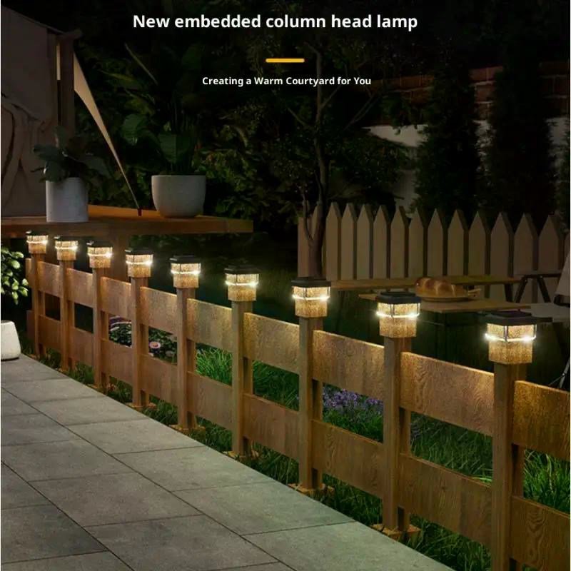1Pcs IP65 Waterproof Solar Fen - Outdoor Lighting On Fence avaliação e preço