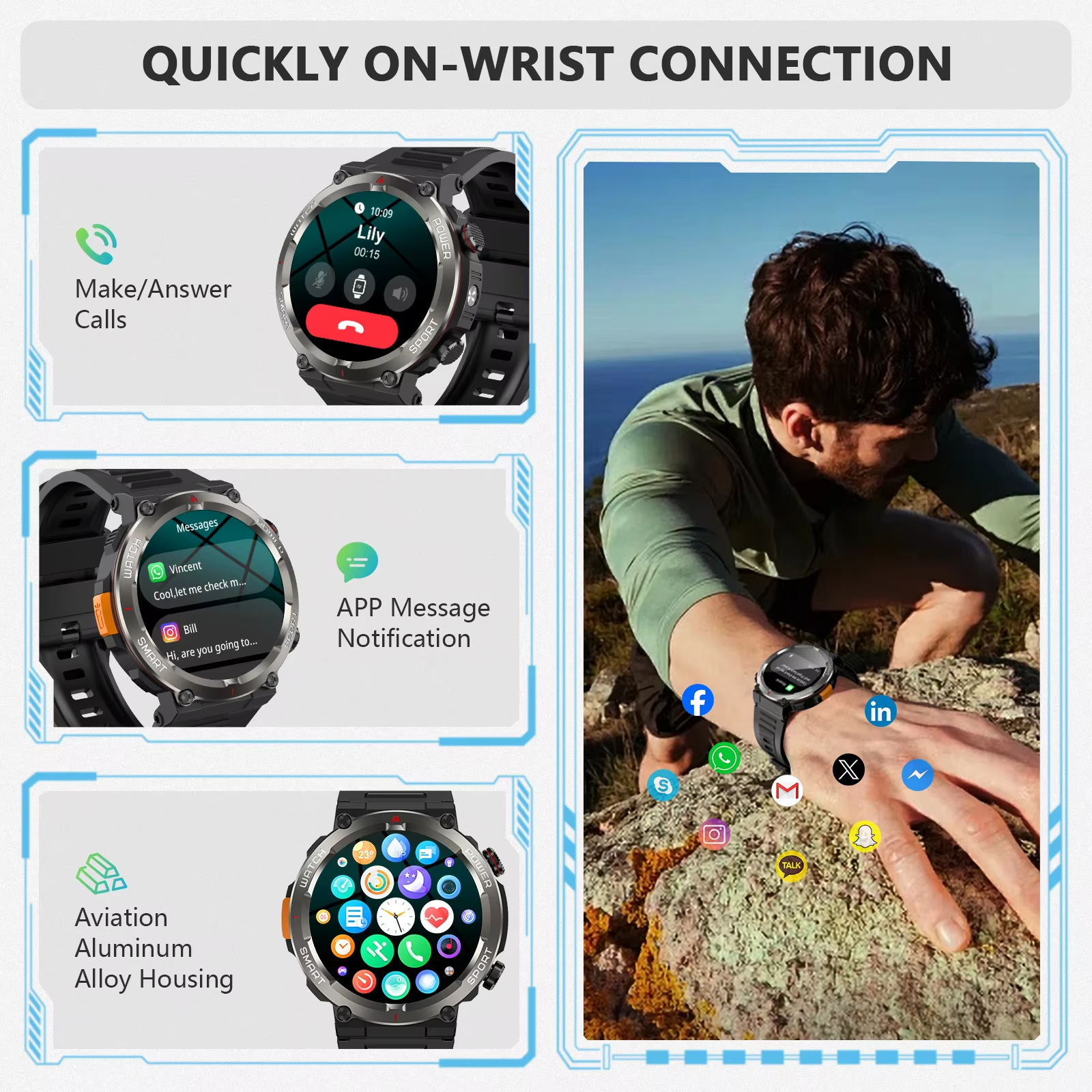 Blackview W50Pro Bluetooth Cal - Outdoor Lighting Japanese avaliação e preço
