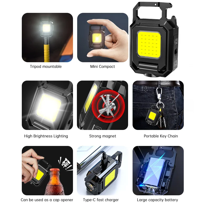 Mini LED Handheld Flashlights  - Outdoor Lighting Diy avaliação e preço