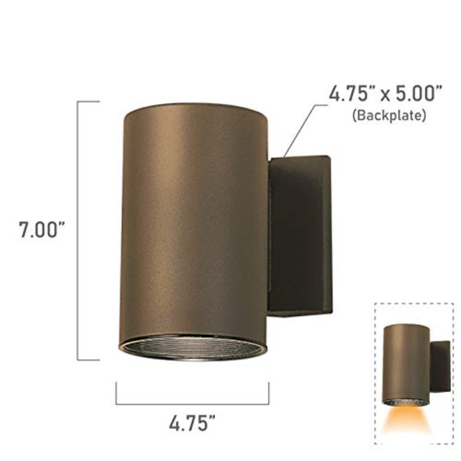 Cylinder Wall Mount Lighting F - Outdoor Lighting Wall Mount avaliação e preço