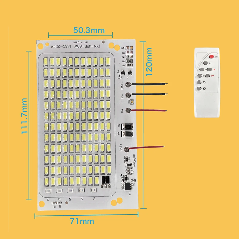 1Pcs 10W-600W LED Outdoor Sola - Outdoor Lighting Solar Panel avaliação e preço
