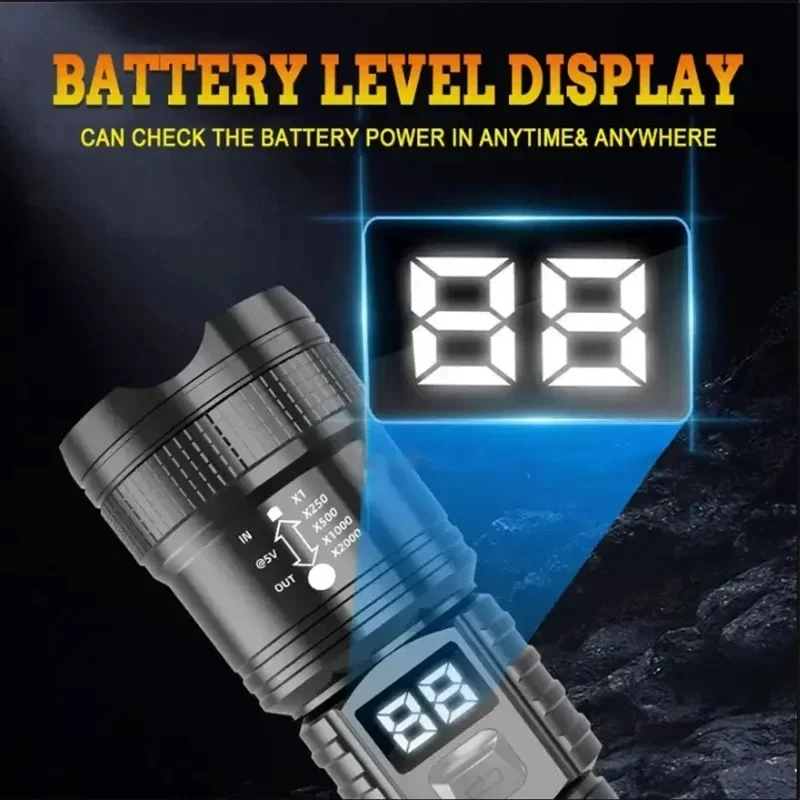 P50 High Brightness Flashlight - Outdoor Lighting Diy avaliação e preço