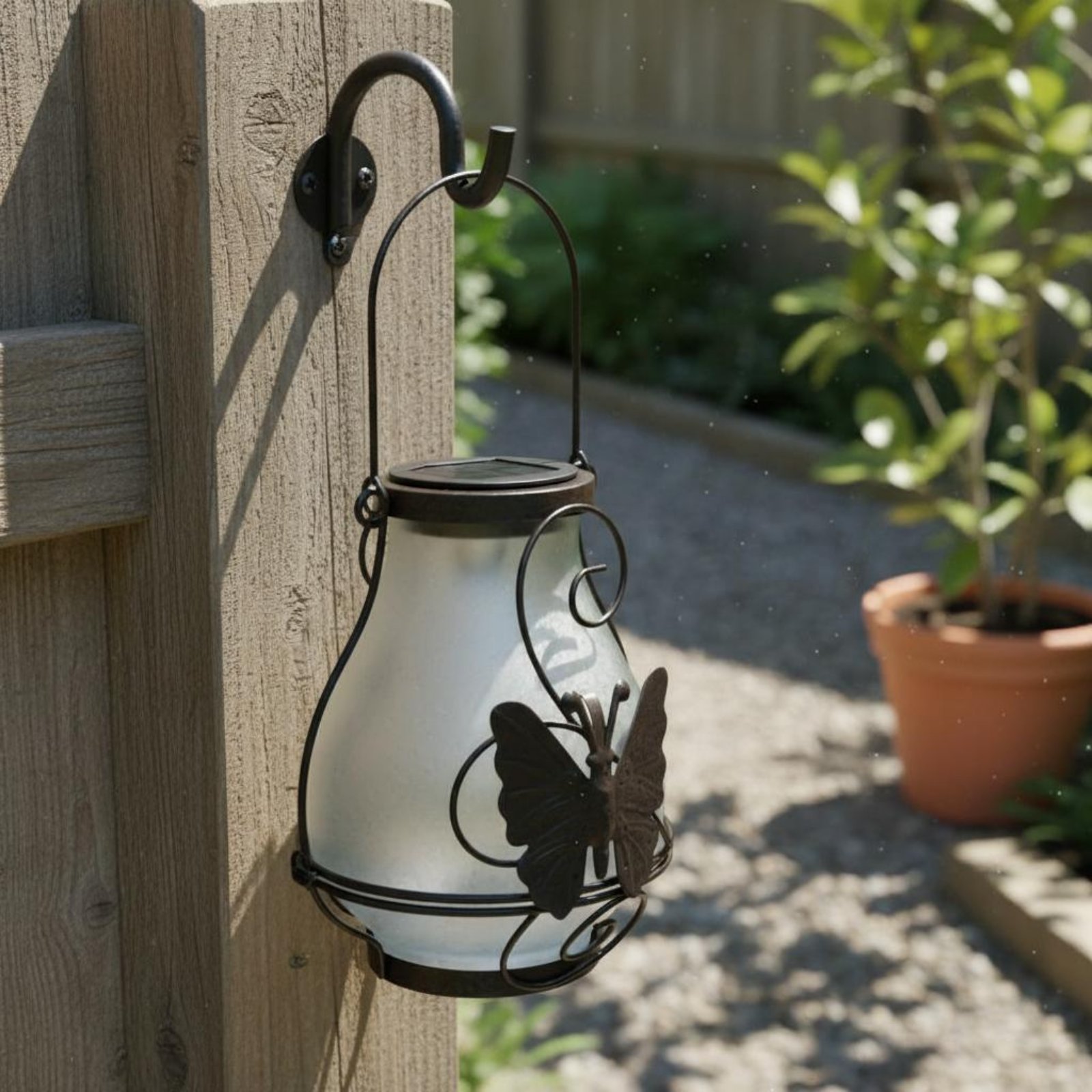 Solar Butterfly Lantern Waterp - Outdoor Lighting For Patio avaliação e preço